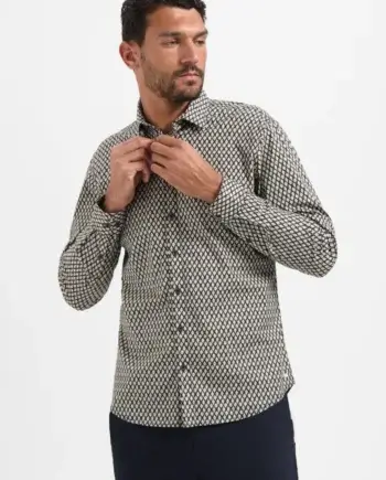 Overhemd No Excess print black