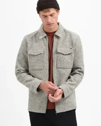 Overshirt boucle No Excess grey