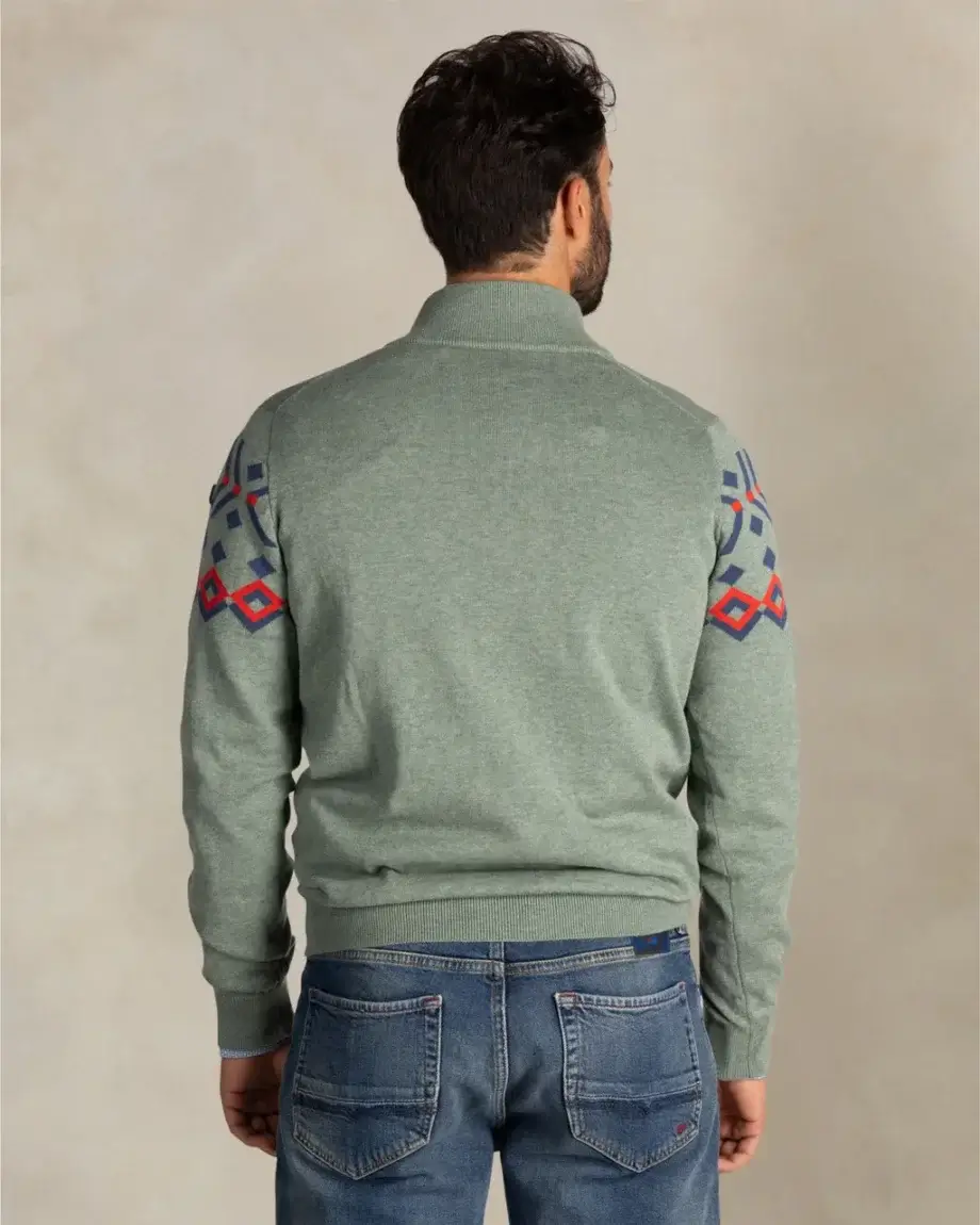 Pullover half zip green N.Z.A.