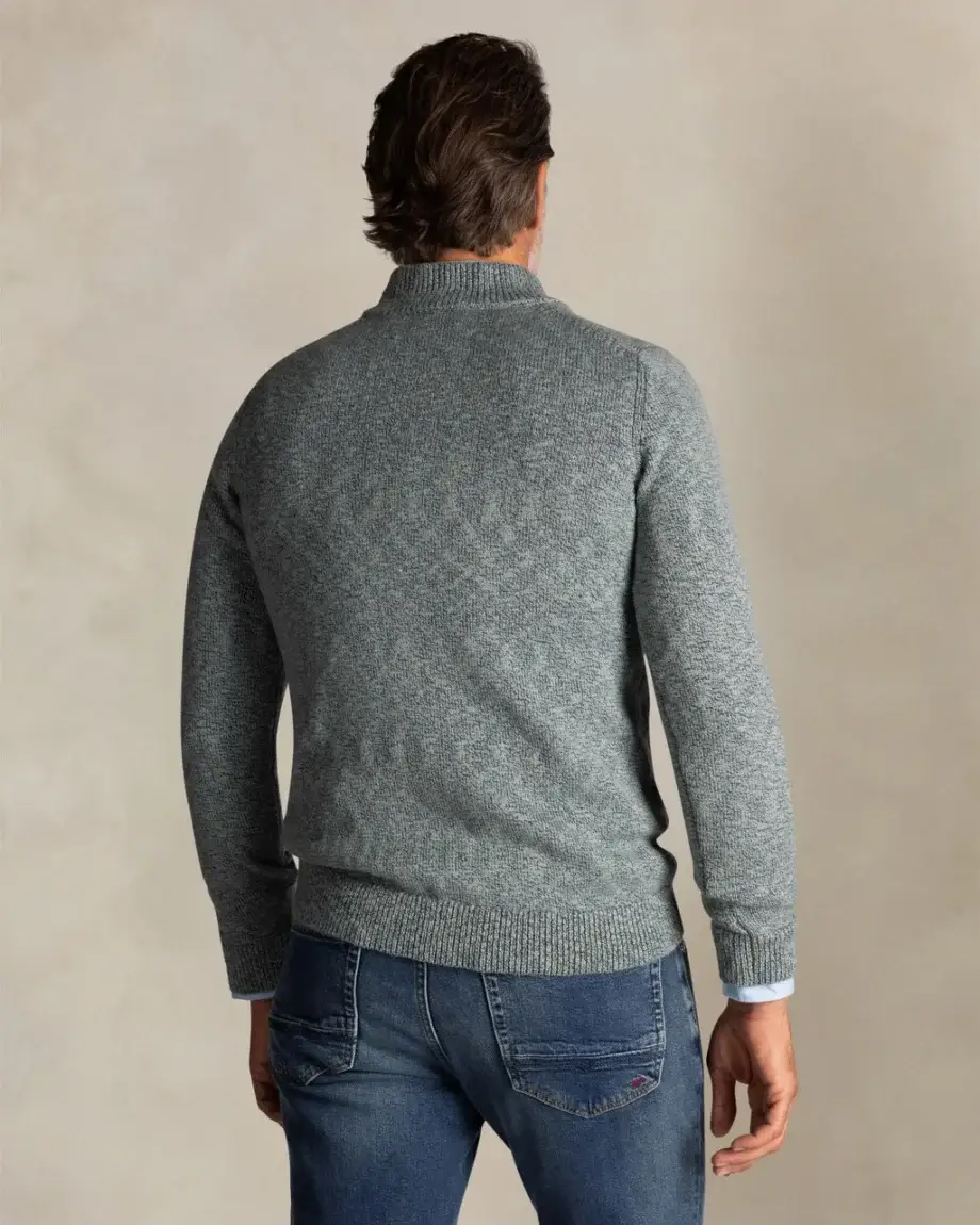 Pullover half zip soft green N.Z.A.