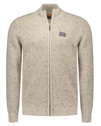 Wollen N.Z.A. vest windblokker beige