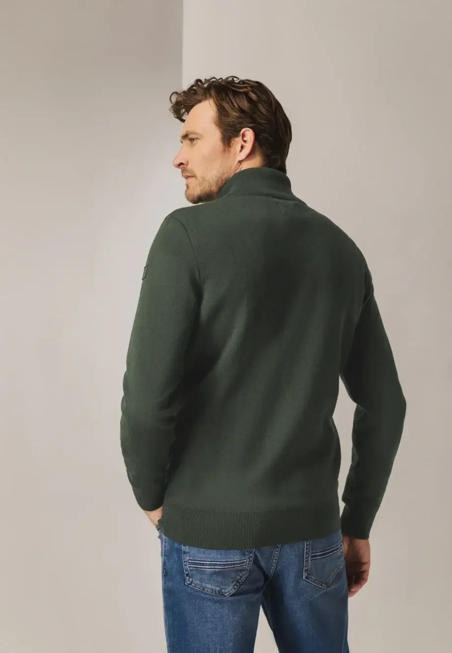 Vest double face mos groen State of Art