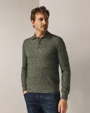 polo trui melange state of Art green