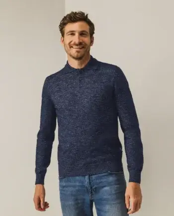 polo trui melange state of Art Navy