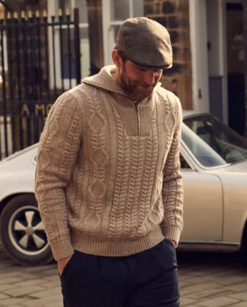 Schipperstrui melange beige state of art