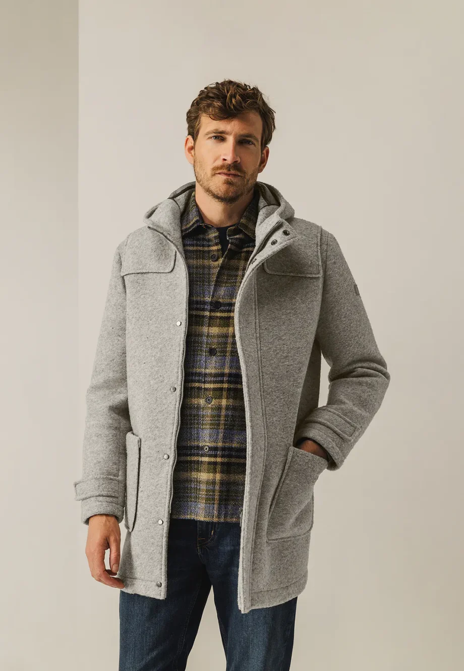 Duffelcoat State of Art ecru