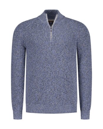 Trui N.Z.A. half zip river blue