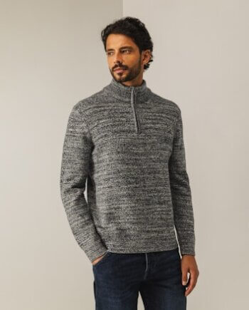 Half zip trui grof State of Art