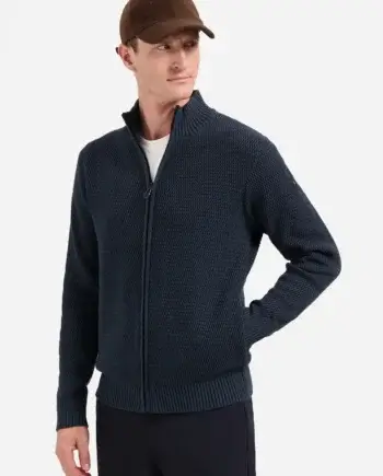 Grofgebreid vest  No Excess melange night