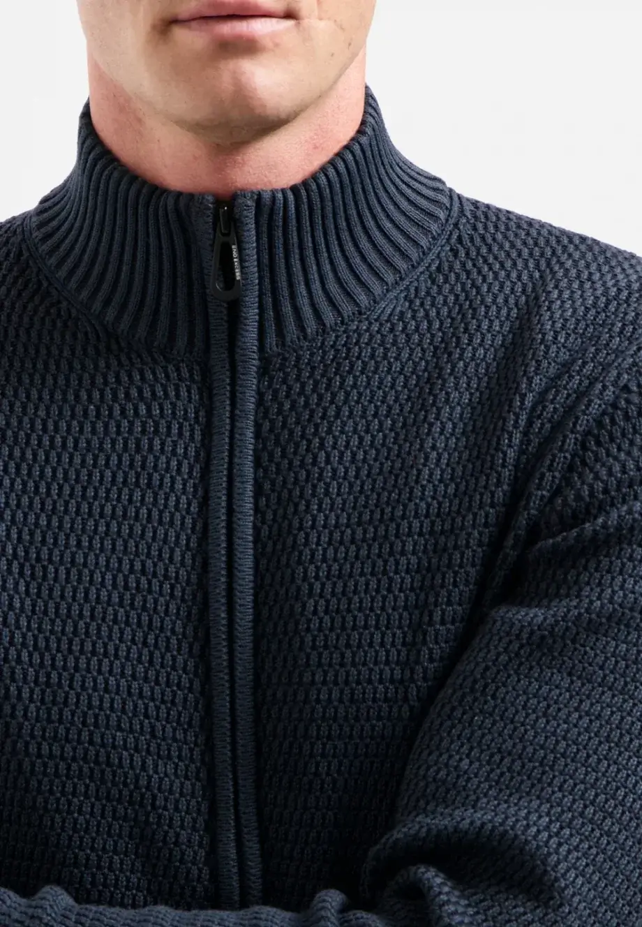 Grofgebreid vest  No Excess melange night