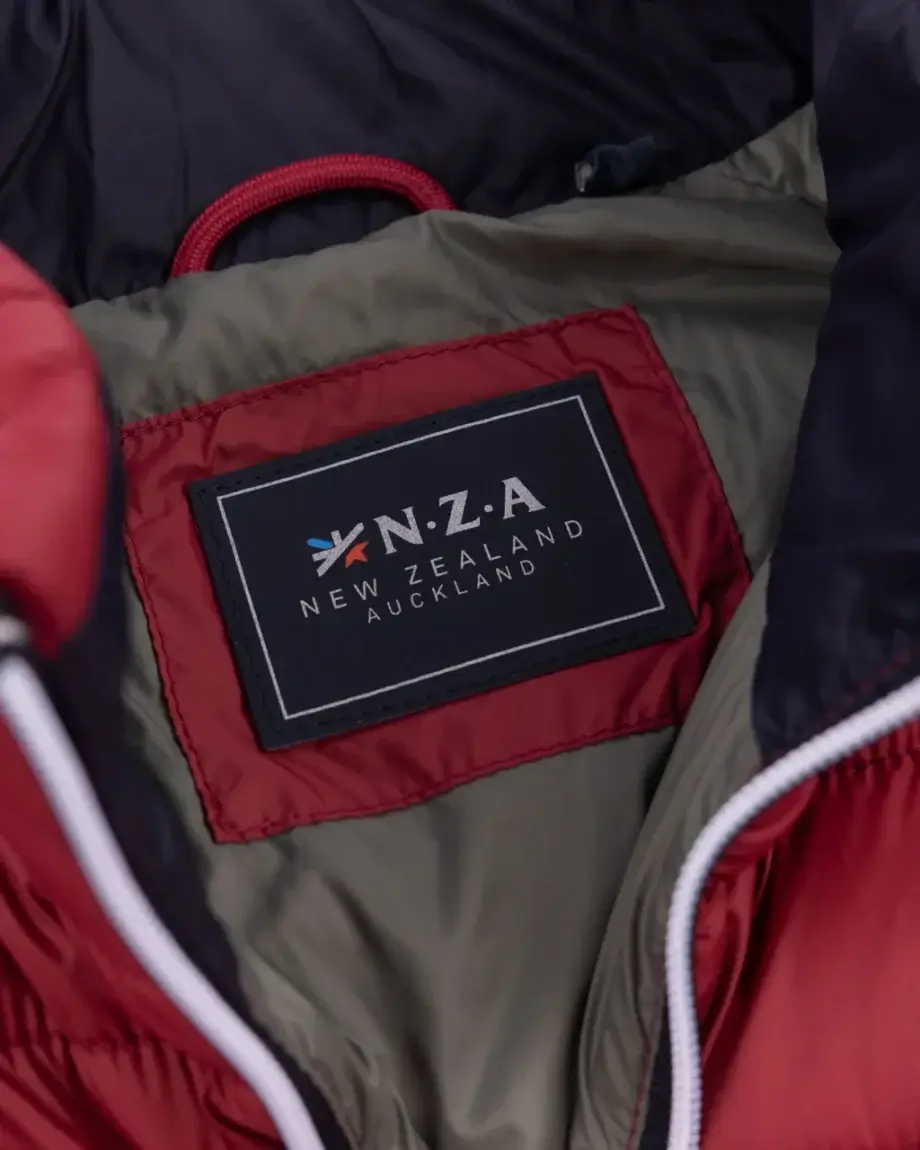 Bodywarmer N.Z,A. wijnrood