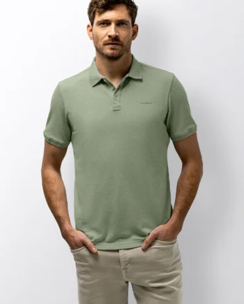 Poloshirt piquet green state of art