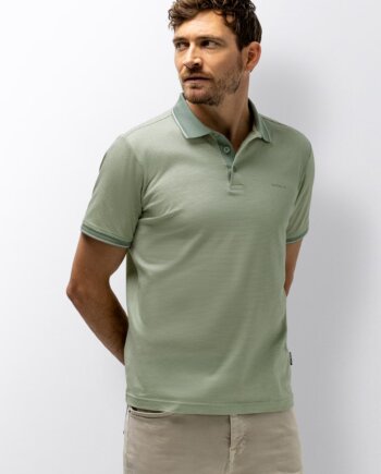 Poloshirt jaquard green State of Art