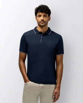 pique polo navy State of Art