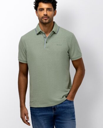 poloshirt green pique green State of Art