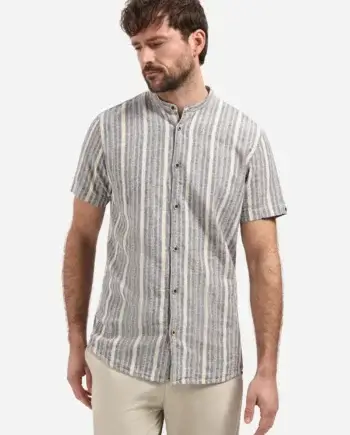 Overhemd streep linnen blend No Excess