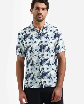 Overhemd Print bloem blue No Excess