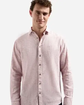 Overhemd linnen blend No excess