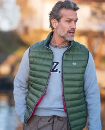 bodywarmer padded green N.Z.A.